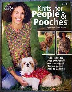 KNITS for PEOPLE & POOCHES Pattern Project Book New  