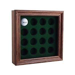 Small Golf Ball Display Case (Frame0300   With Lift & Slide,Finish 