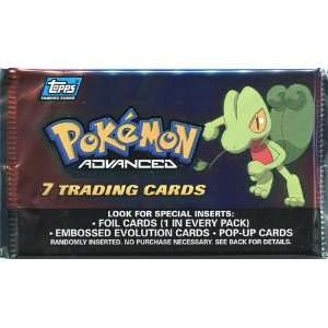  Topps Pokemon Advanced Trading Card Pack: Toys & Games
