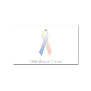 Male Breast Cancer Awareness Rectangular Magnet: Office 