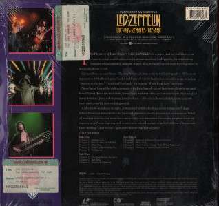 Led Zeppelin In Concert & Beyond USA LD w/Shrink LD021  
