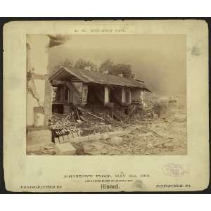   Cyrus Elders house,disasters,Johnstown Flood,PA,c1889