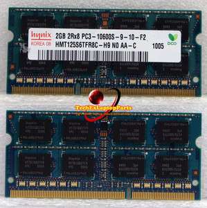 Hynix 2GB PC3 10600S DDR3 Memory RAM HMT125S6TFR8C H9  