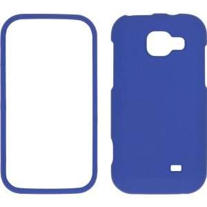   Soft Touch Snap On Case for Samsung Transform M920   Blue: Electronics