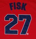  collection boston red sox carlton fisk 27 throwback player jersey