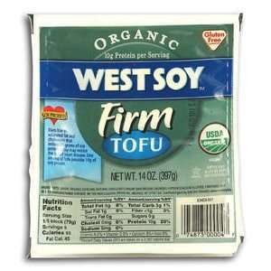 WestSoy Firm Water Pack Tofu, Organic   14 oz. (Pack of 12)  