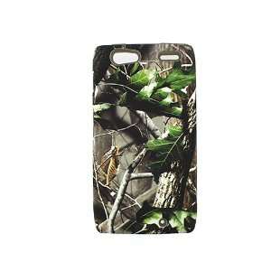  MOTOROLA DRD RAZR / XT912 2 IN 1 HYBRID CASE GREEN LEAVES 