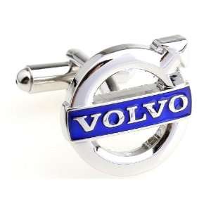 Special Limited Edition Cut Out Volvo Siver Auto Car Cufflinks Cuff 