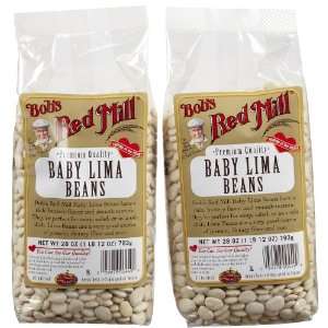 Bobs Red Mill Baby Lima Beans   2 pk.:  Grocery & Gourmet 