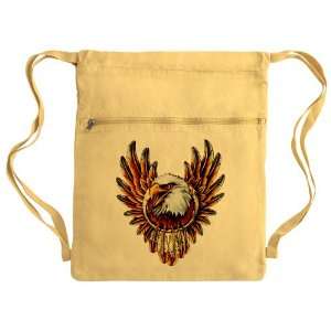   Pack Yellow Bald Eagle with Feathers Dreamcatcher 