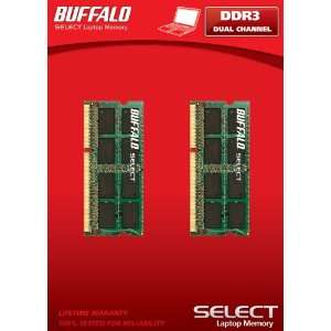  Buffalo Technology D3N1066 K4G/BR Select DDR3 SO DIMM PC3 