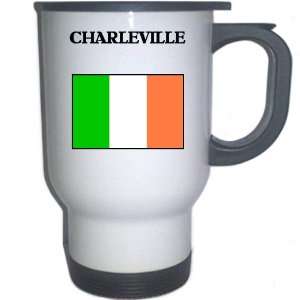 Ireland   CHARLEVILLE White Stainless Steel Mug