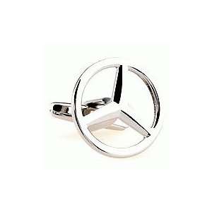 Special Limited Edition Cut Out Mercedes Benz Silver Cufflinks Cuff 