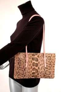   for  Pink & Black Python Handbag Like Nu Condition  