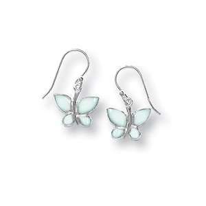  Boma Green Mother of Pearl Butterfly Earrings Boma Shell 