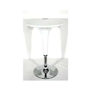  Bombo Table   Glossy White: Home & Kitchen
