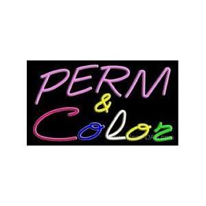  Perm Color Neon Sign 20 x 37: Home Improvement