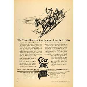  1930 Ad Colts Patent Fire Arms Manufacturing Noark Guns 