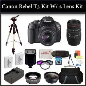  EOS Rebel T3 Digital Camera Kit Includes: Canon EOS Rebel T3 Digital 