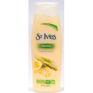  St. Ives Vitamin E Moisturizing Body Wash, 13.5 Oz (Pack 