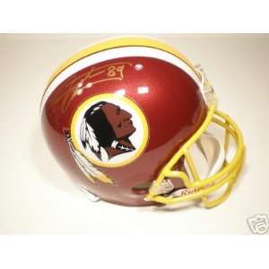 Santana Moss Autographed Washington Redskins Full Size Riddell Helmet