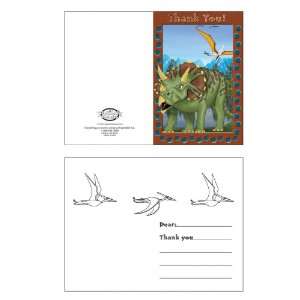 Old Dinosaur Thank You Cards (8 count)