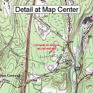  USGS Topographic Quadrangle Map   Cornwall on Hudson, New 