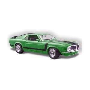  Yellow 1970 Ford Mustang Boss 302 124 Scale Die Cast C 