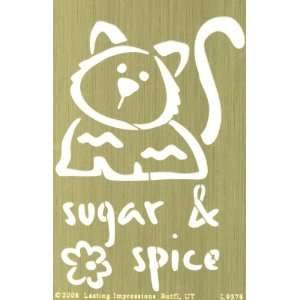 Brass 4x6 Embossing Template: Sugar & Spice:  Home 
