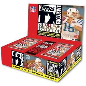  2007 Topps TX Exclusive Football HOBBY Box   12p5c: Toys 