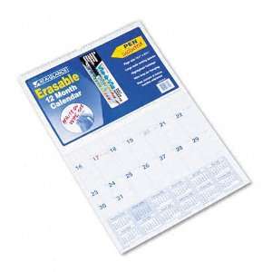 AT A GLANCE : Laminated/Erasable Ruled Daily Blocks Monthly Wall 