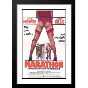  Marathon 32x45 Framed and Double Matted Movie Poster 