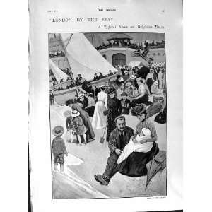   1901 BRIGHTON BEACH DERBY DAY FRITH TATE GALLERY ART