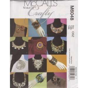  McCalls Patterns M6048 Necklaces, Bracelets And Pins, All 