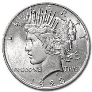 1923 Peace Dollar   Brilliant Uncirculated Toys & Games