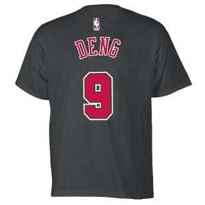  Chicago Bulls Luol Deng #9 Name & Number T Shirt (Charcoal 