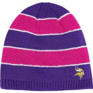  Reebok Minnesota Vikings Womens Breast Cancer Awareness Knit Hat 