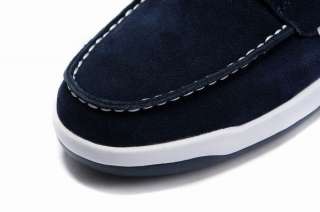 Fashion Mens Blue Leather Casual Walking Sneakers Shoes EUR #40~#44 