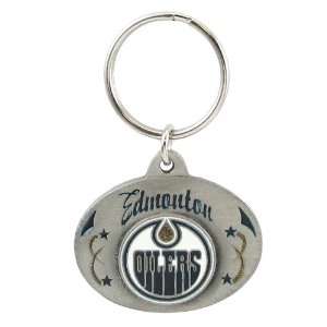  Edmonton Oilers Hockey Pewter NHL Keychain Automotive