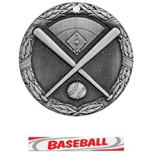  Hasty Awards Custom Baseball Medals SILVER MEDAL/DELUXE Custom 