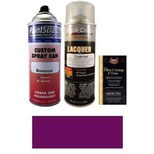  12.5 Oz. Dark Red Purple Metallic Spray Can Paint Kit for 