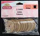 DRITZ FOR DOLLS  5   1 1/4 DOLL JOINTS  5 COTTER PINS & 10 WASHERS 
