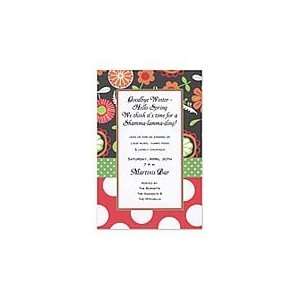  Black Mixer Invitation Adult Birthday Invitations: Health 