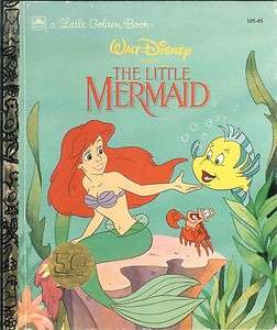 Walt Disney, The Little Mermaid, Little Golden Book #105 85  