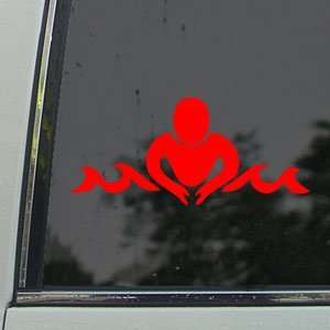  BreastStroke Swimming Swimmer Red Decal Window Red Sticker 