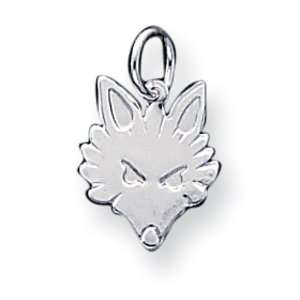  Sterling Silver Fox Head Charm: Vishal Jewelry: Jewelry