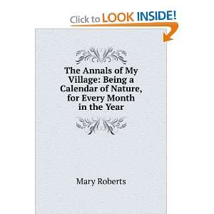   Calendar of Nature, for Every Month in the Year Mary Roberts Books