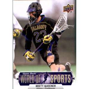  2011 Upper Deck World of Sports Lacrosse Card #212 Brett Queener 
