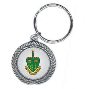 Alpha Sigma Tau Pewter Key Ring: Office Products