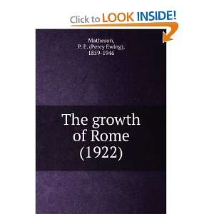   1922) (9781275391901) P. E. (Percy Ewing), 1859 1946 Matheson Books